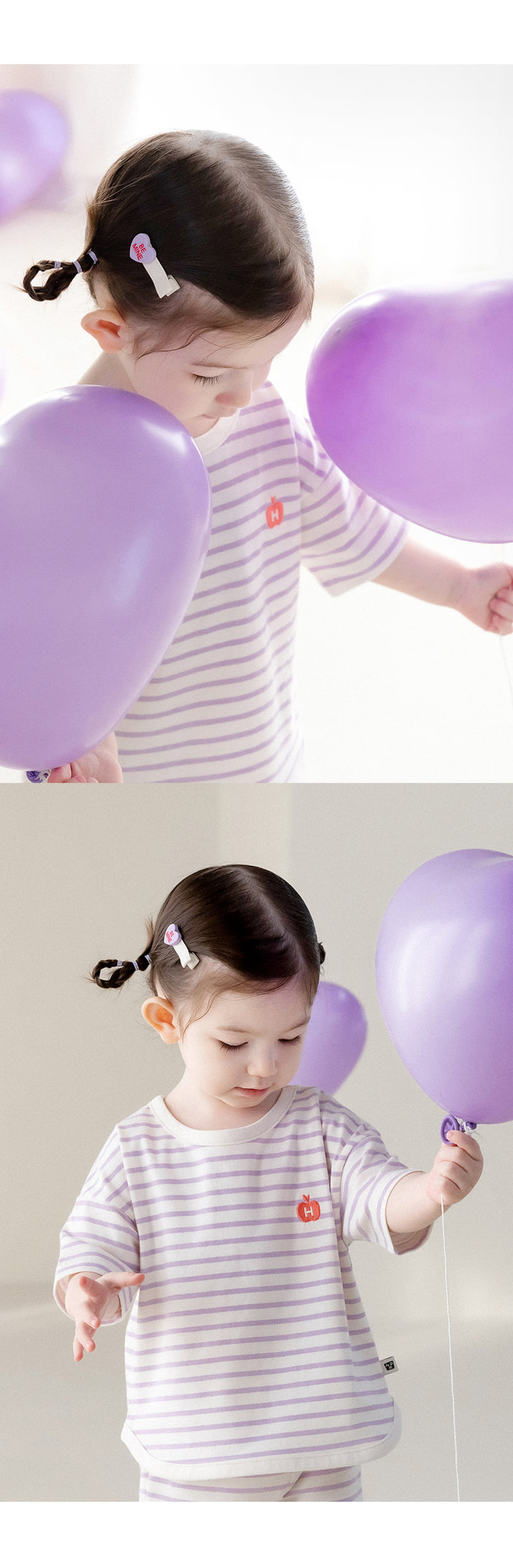 Kids Clara - Korean Baby Fashion - #babyboutique - Dunst Baby Hairpin Set (set of 5) - 4