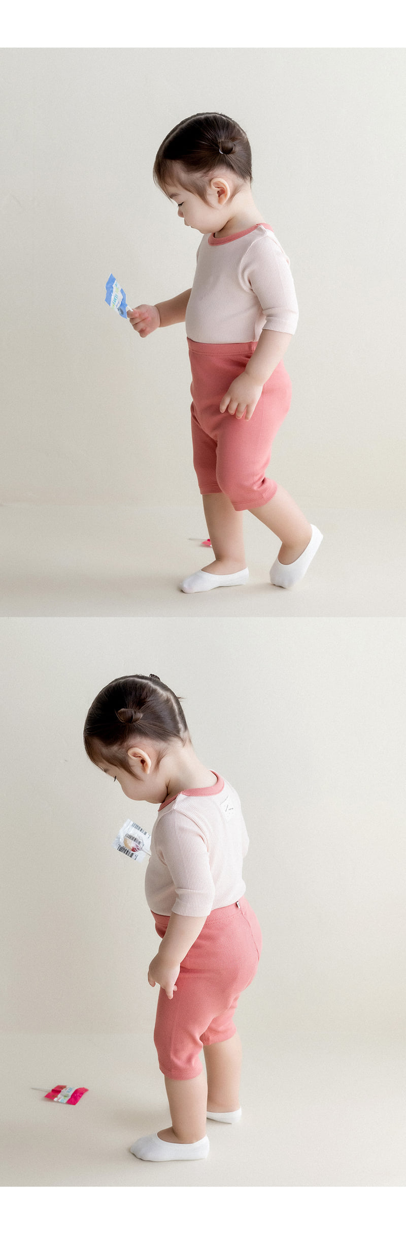 Kids Clara - Korean Baby Fashion - #babyclothing - Seirang Rib Baby Easywear - 3