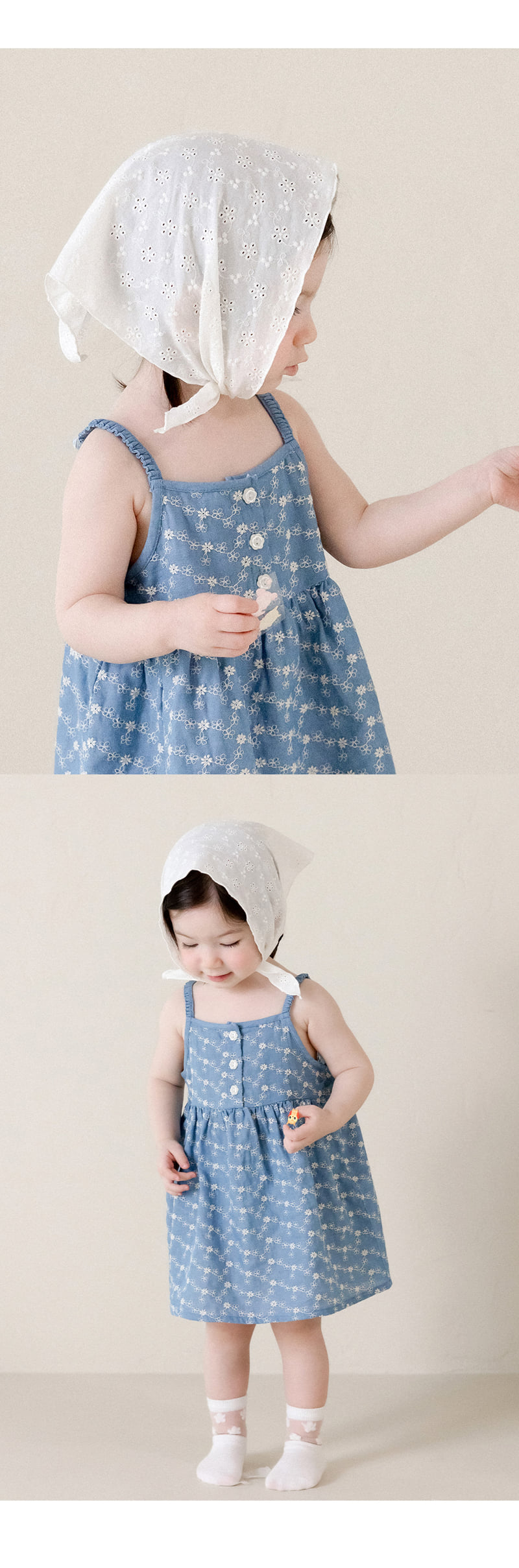 Kids Clara - Korean Baby Fashion - #babyfashion - Rev Baby Hair Kerchief (set of 5) - 2