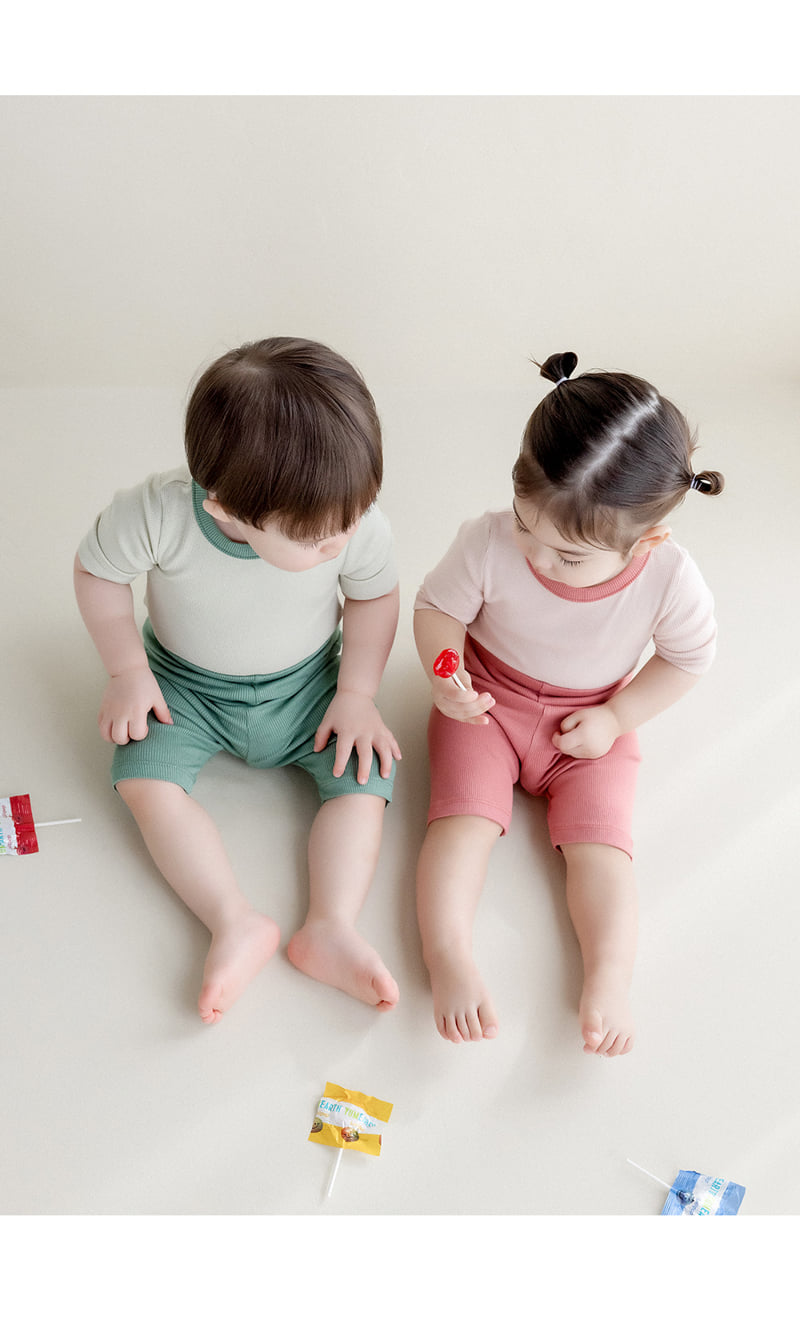 Kids Clara - Korean Baby Fashion - #babyclothing - Seirang Rib Baby Easywear - 4