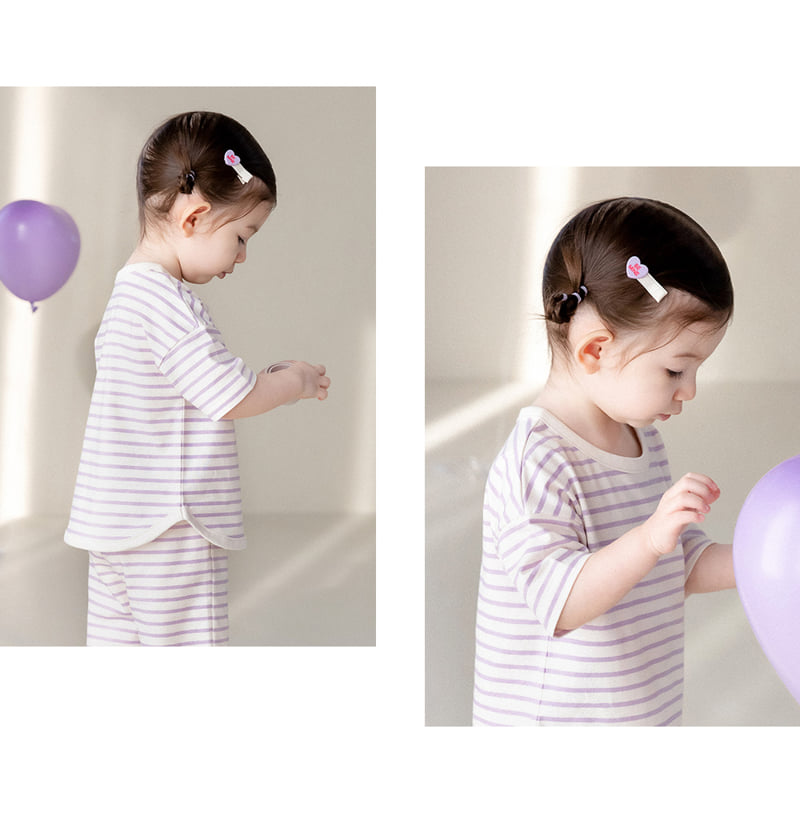 Kids Clara - Korean Baby Fashion - #babyfever - Luiden Baby Top Bottom Set - 5