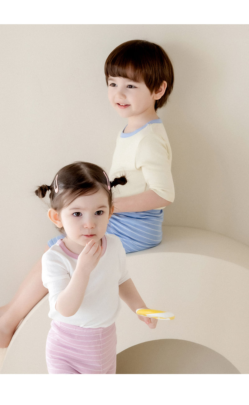 Kids Clara - Korean Baby Fashion - #babyfever - Fran Rib Easywear - 2