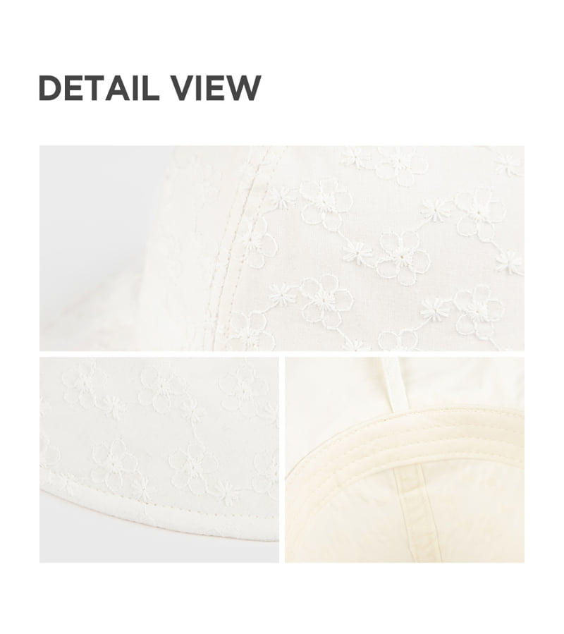 Kids Clara - Korean Baby Fashion - #babygirlfashion - Rev Eyelet Baby Sunhat - 5