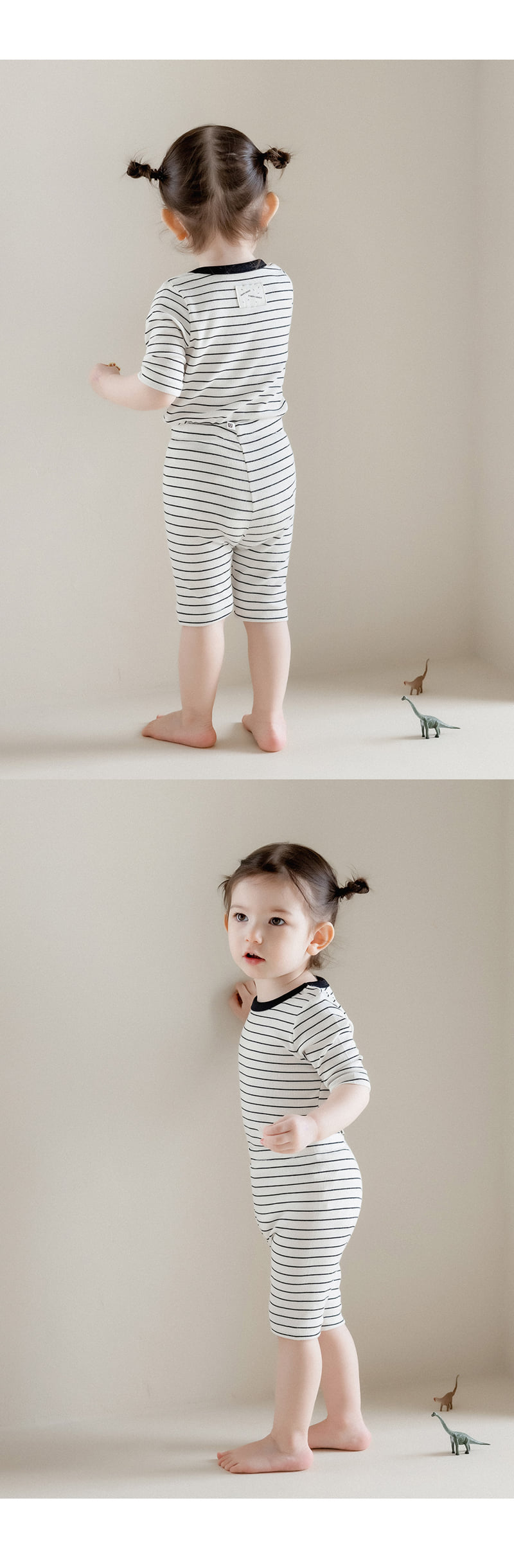 Kids Clara - Korean Baby Fashion - #babyfever - Morang Rib Easywear - 4