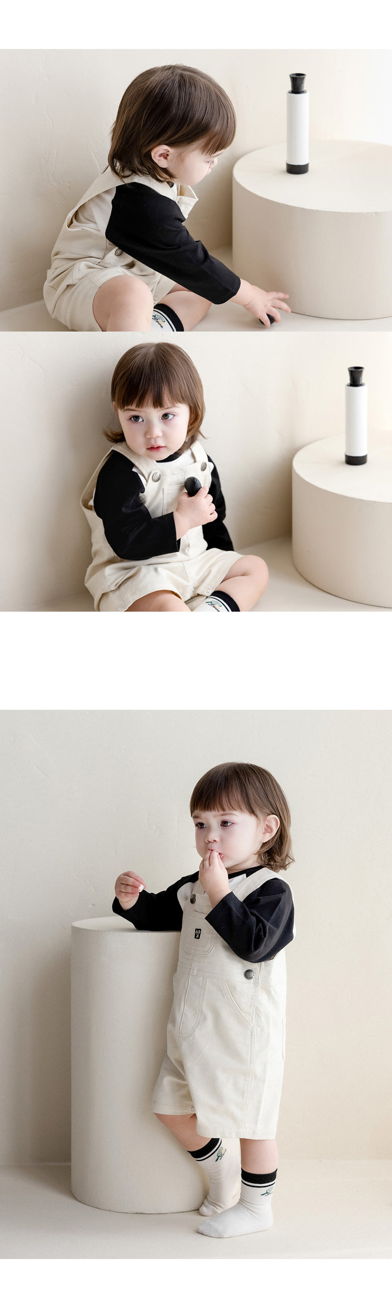 Kids Clara - Korean Baby Fashion - #babylifestyle - Mot Baby Overalls - 5