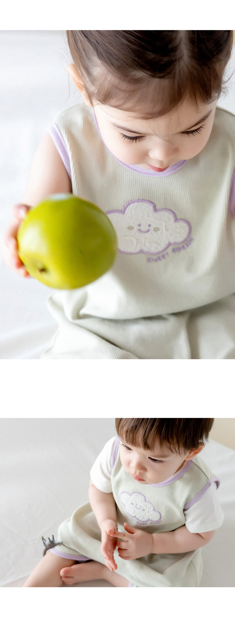 Kids Clara - Korean Baby Fashion - #babylifestyle - Luri Baby Sleep Vest - 6