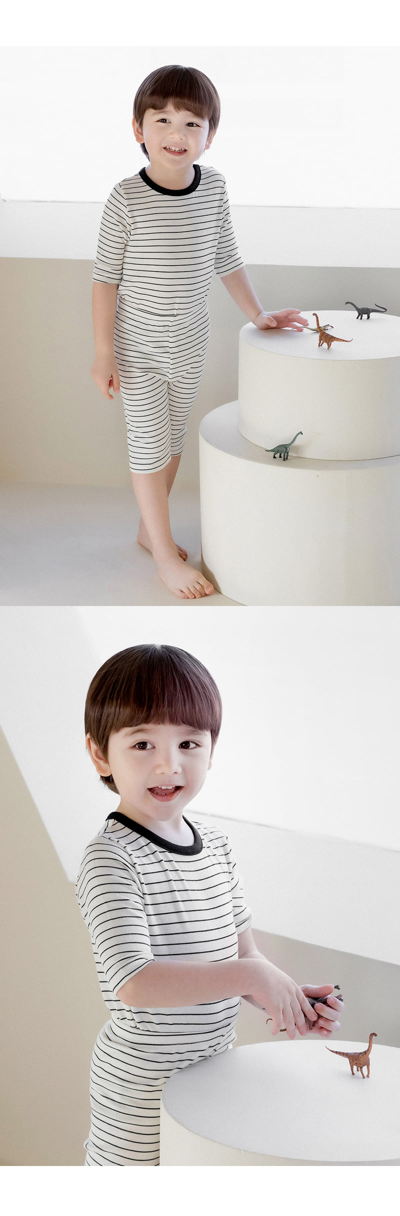 Kids Clara - Korean Baby Fashion - #babylifestyle - Morang Rib Easywear - 5