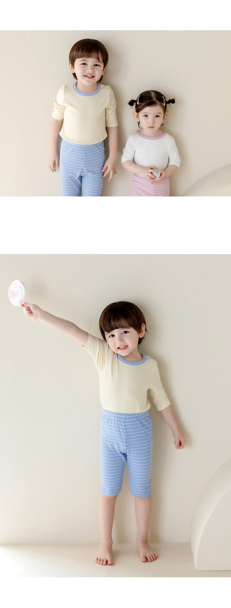 Kids Clara - Korean Baby Fashion - #babygirlfashion - Fran Rib Easywear - 4