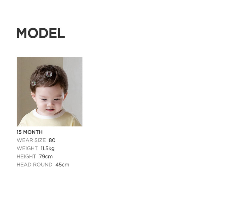 Kids Clara - Korean Baby Fashion - #babyootd - Andew Baby Tee - 9