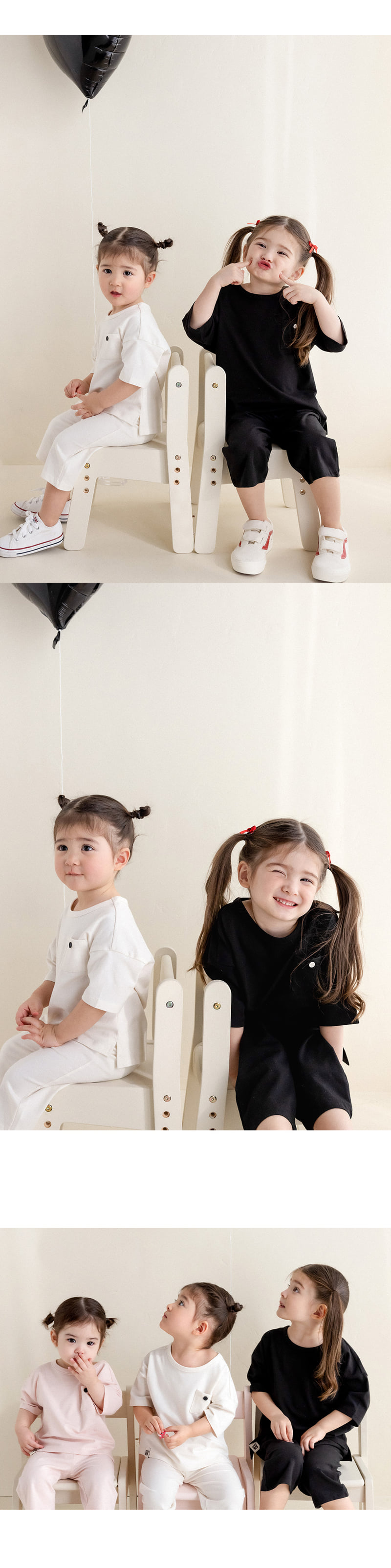 Kids Clara - Korean Baby Fashion - #babyootd - Genoa Top Bottom Set - 3