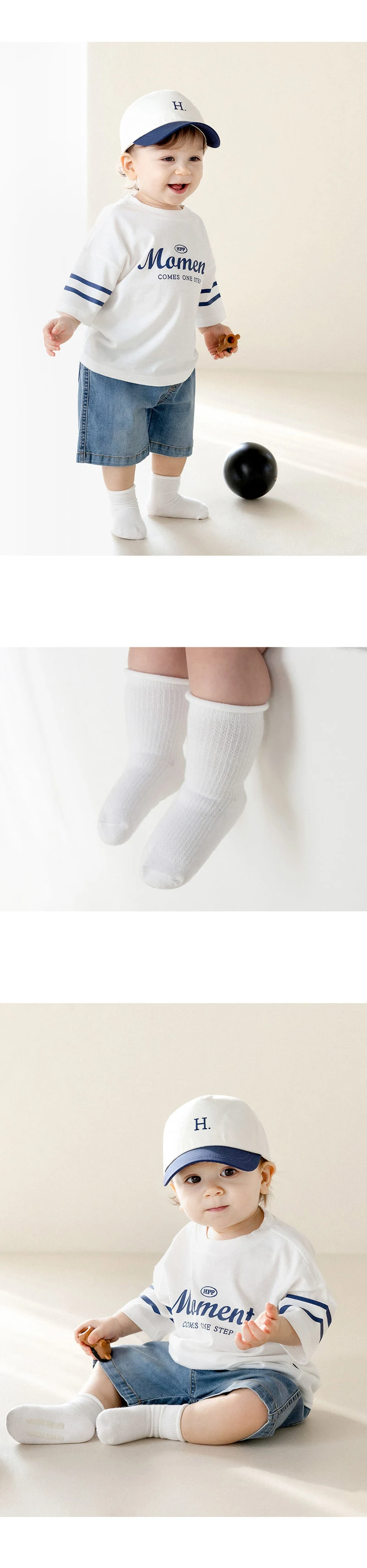 Kids Clara - Korean Baby Fashion - #babyoutfit - Rex Summer Rolling Socks (set of 5) - 7