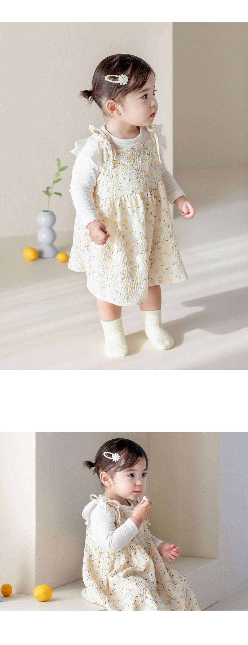 Kids Clara - Korean Baby Fashion - #babyoutfit - Genie Bustier Mini Baby One-piece - 2