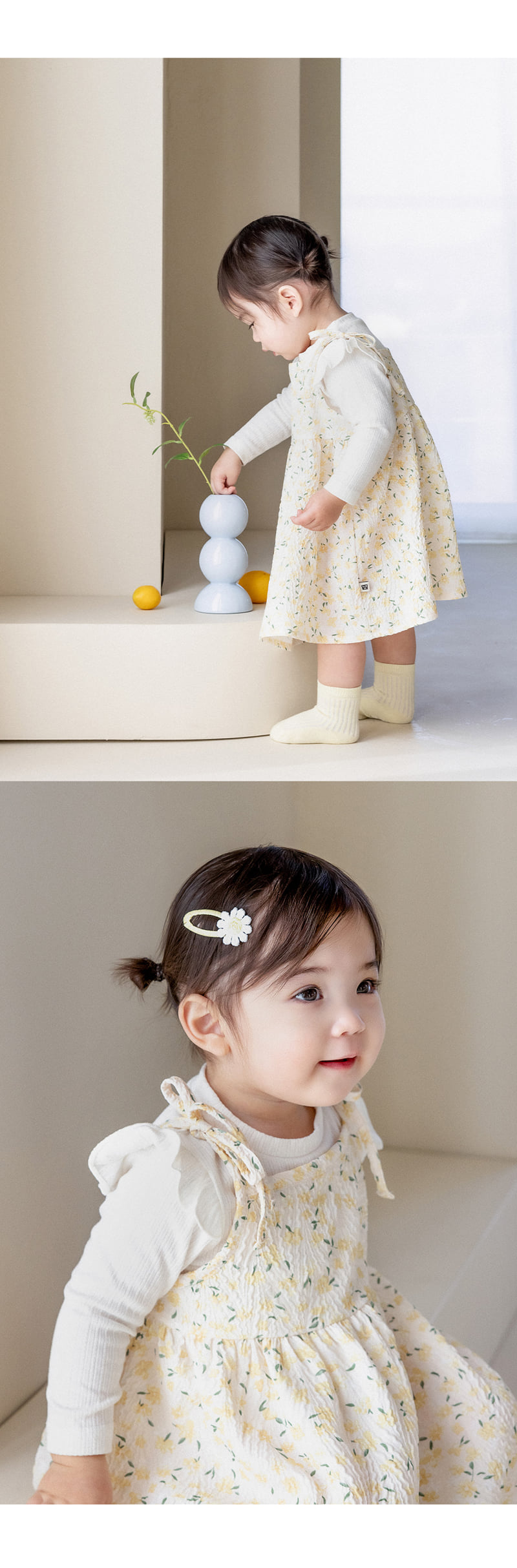 Kids Clara - Korean Baby Fashion - #babyoutfit - Genie Bustier Mini Baby One-piece - 3