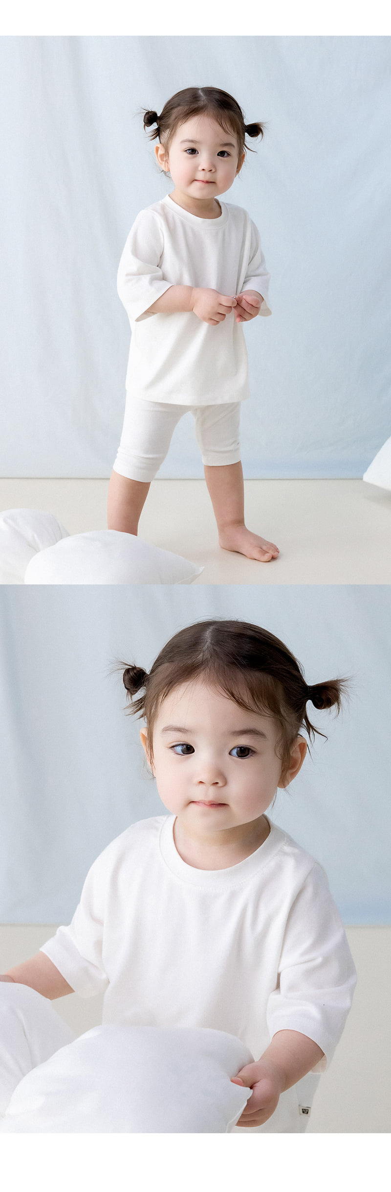 Kids Clara - Korean Baby Fashion - #babyoutfit - Pure Basic T-shirt - 3
