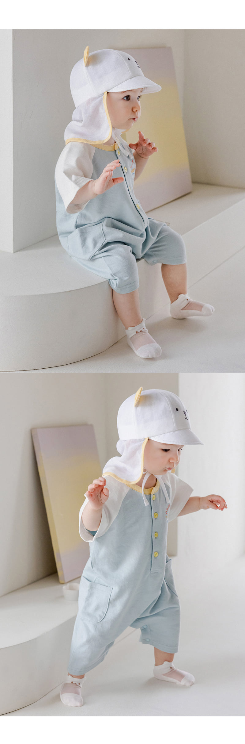 Kids Clara - Korean Baby Fashion - #babyoutfit - Dave Ice Baby Socks 2-Color Set (set of 5) - 3