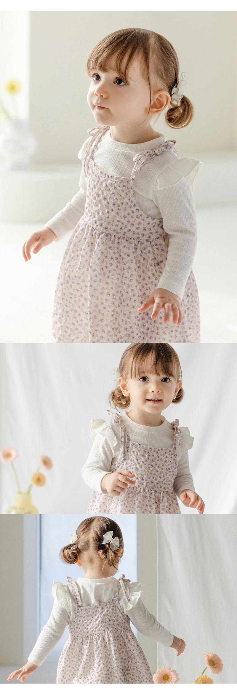 Kids Clara - Korean Baby Fashion - #babywear - Genie Cozy Frill Baby Tee - 5