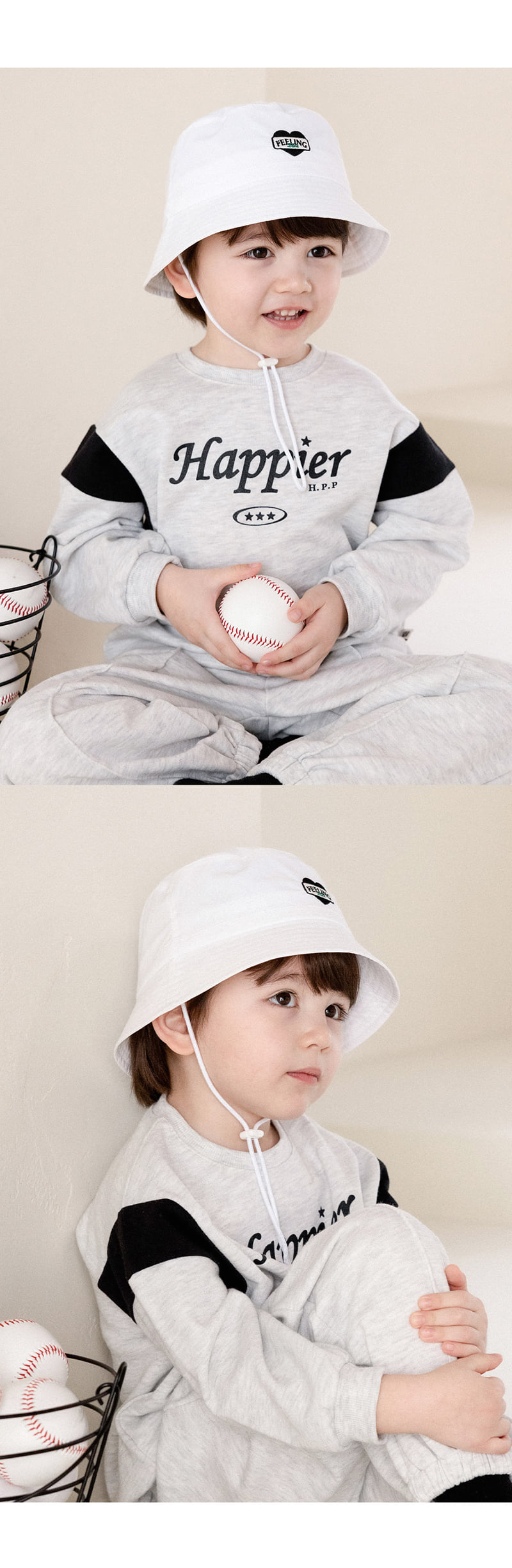 Kids Clara - Korean Baby Fashion - #onlinebabyboutique - Genoa Anorak Baby Bucket Hat - 6