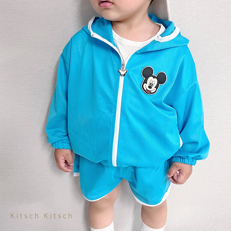 Kitsch Kitsch - Korean Baby Fashion - #babyboutique - M Mesh Zip-up Set - 6