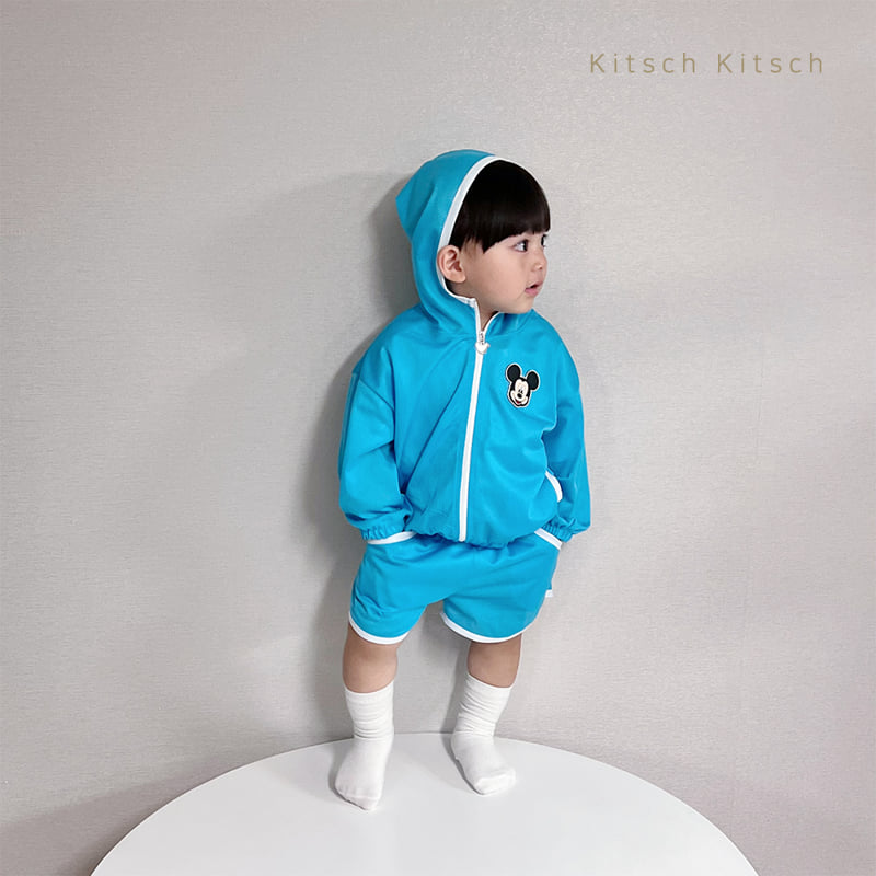 Kitsch Kitsch - Korean Baby Fashion - #babyboutiqueclothing - M Mesh Zip-up Set - 7