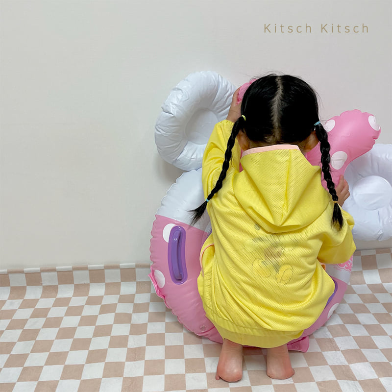 Kitsch Kitsch - Korean Baby Fashion - #babyclothing - M Mesh Zip-up Set - 8