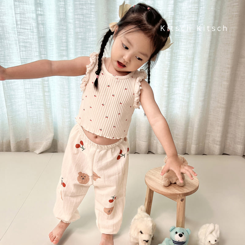 Kitsch Kitsch - Korean Baby Fashion - #babyclothing - Cool Cool Pants Set - 4