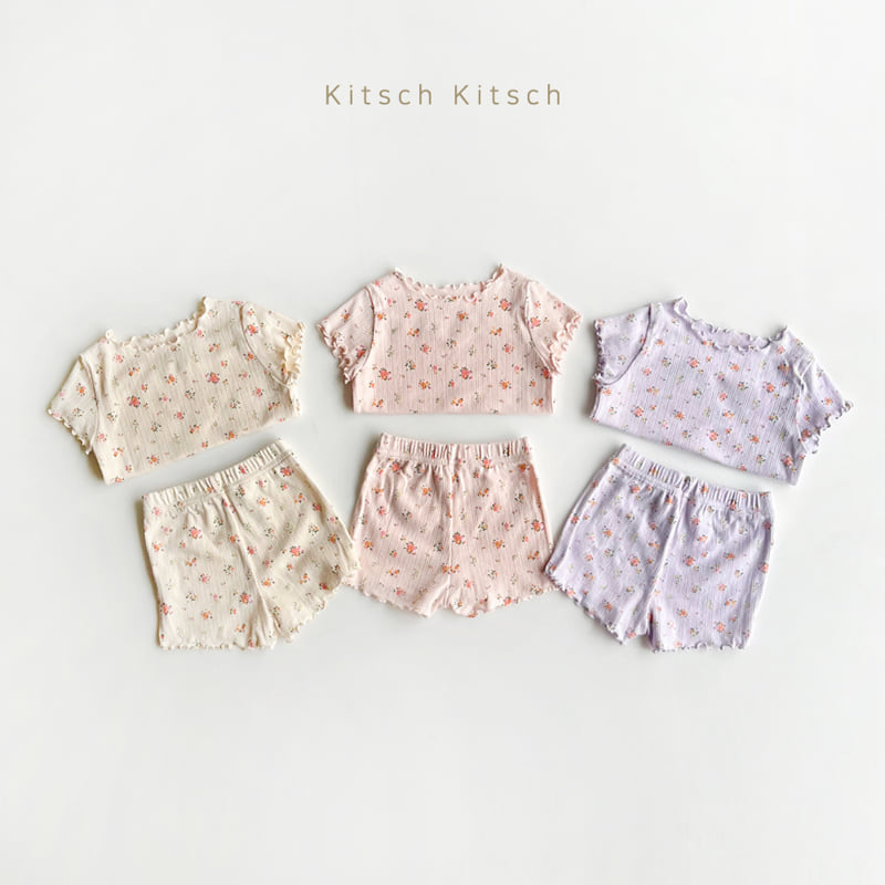 Kitsch Kitsch - Korean Baby Fashion - #babygirlfashion - Sharara Shirring Easywear - 9