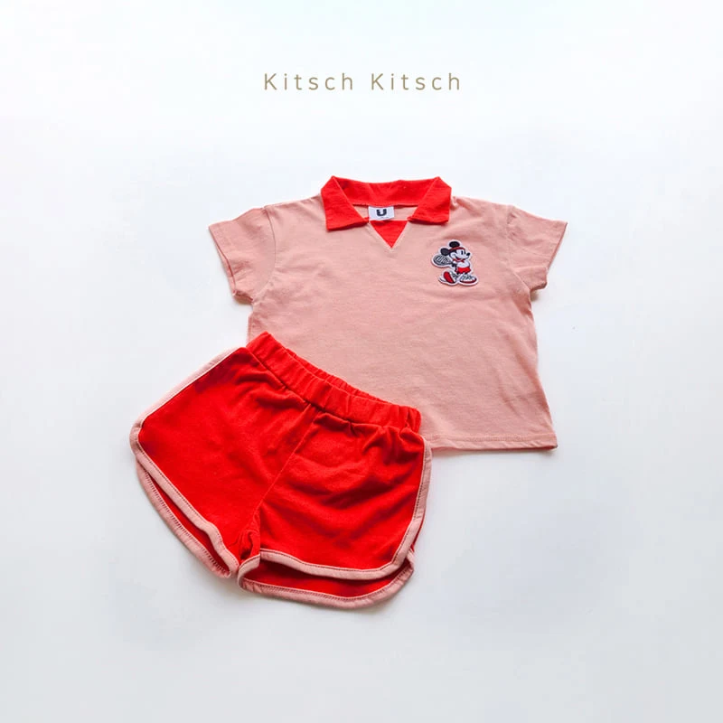 Kitsch Kitsch - Korean Baby Fashion - #babyoutfit - Tennis M Top Bottom Set - 9