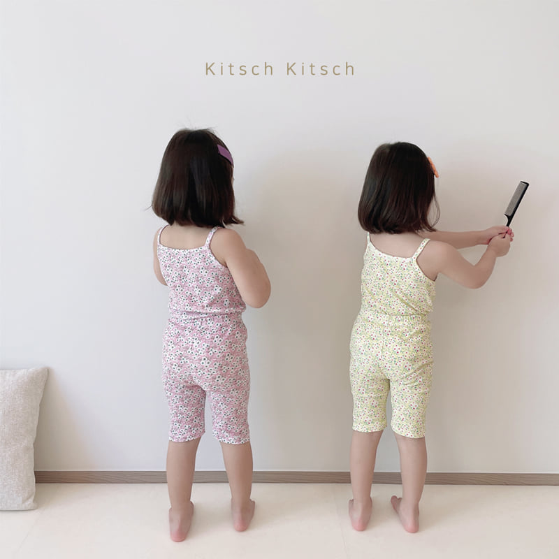 Kitsch Kitsch - Korean Baby Fashion - #onlinebabyboutique - Flower String Sleeveless Set - 9