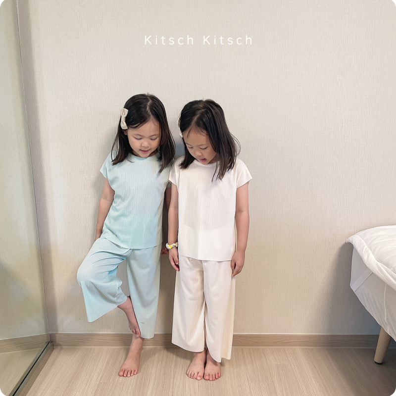 Kitsch Kitsch - Korean Baby Fashion - #onlinebabyshop - Planin Cool Pleats Set - 5