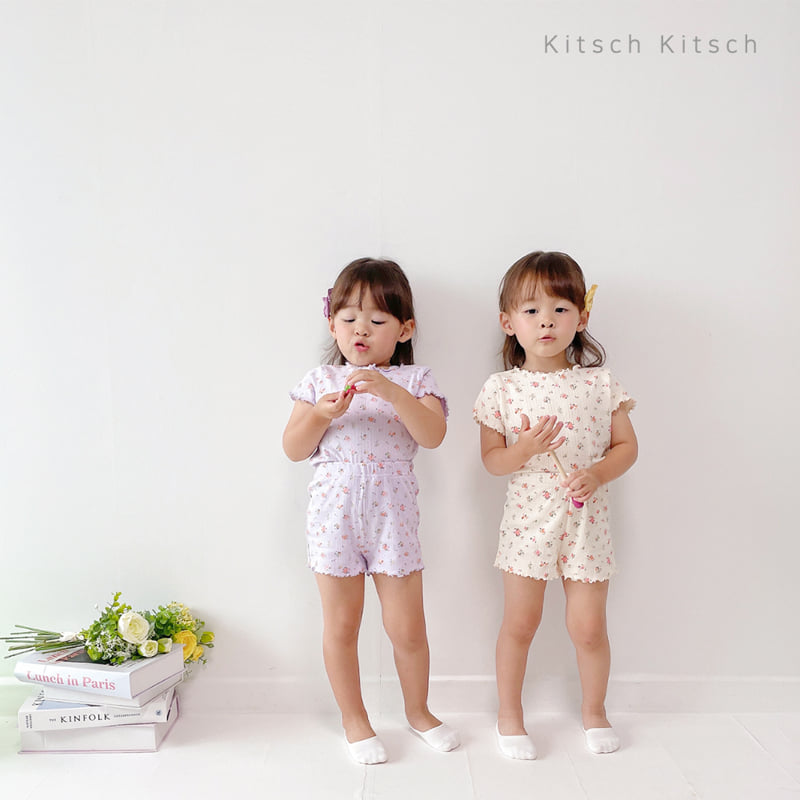 Kitsch Kitsch - Korean Baby Fashion - #smilingbaby - Sharara Shirring Easywear - 3
