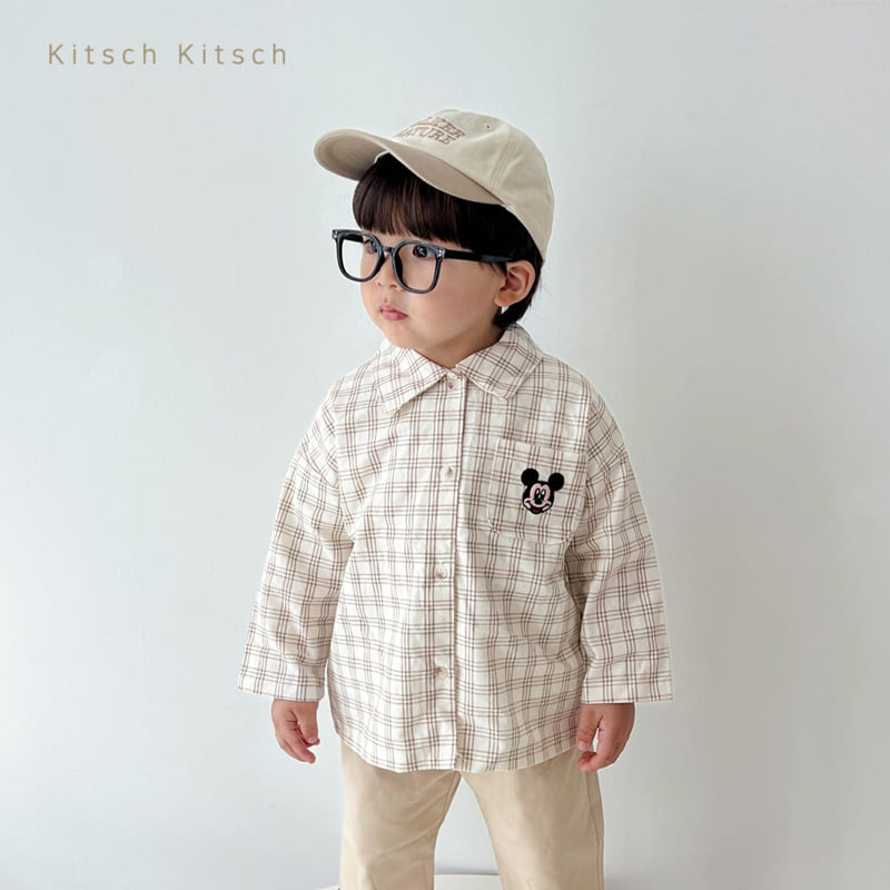 Kitsch Kitsch - Korean Children Fashion - #Kfashion4kids - D Check Shirt - 7