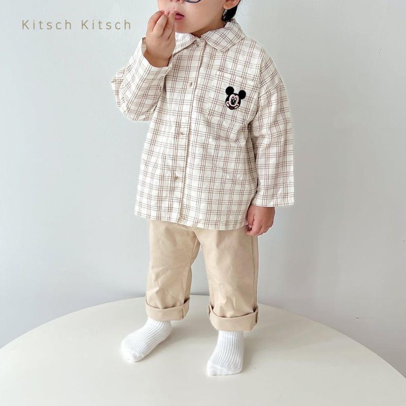 Kitsch Kitsch - Korean Children Fashion - #childofig - Jelly Span Cotton Pants - 6