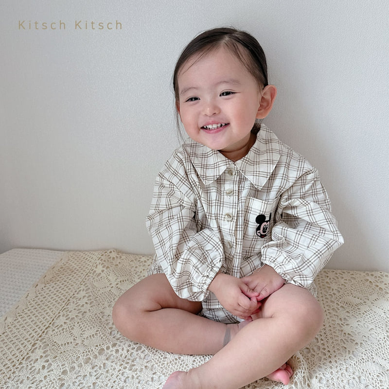 Kitsch Kitsch - Korean Children Fashion - #childrensboutique - D Check Suit - 8