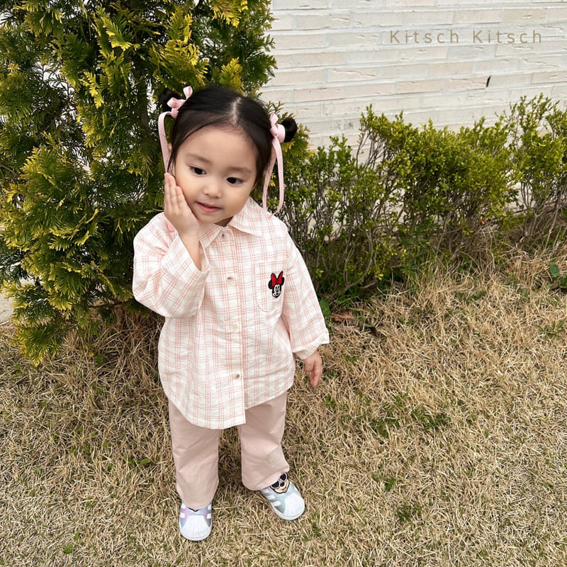 Kitsch Kitsch - Korean Children Fashion - #discoveringself - D Check Shirt - 2