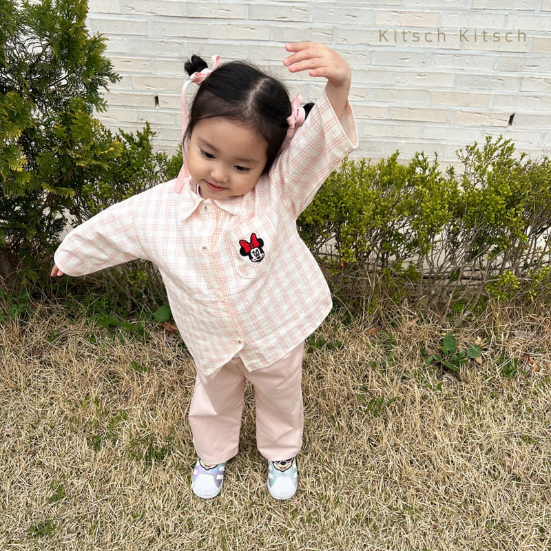 Kitsch Kitsch - Korean Children Fashion - #fashionkids - D Check Shirt - 3