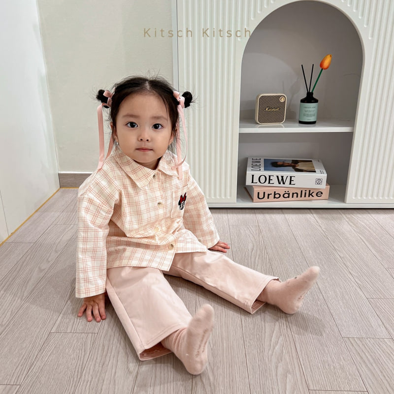 Kitsch Kitsch - Korean Children Fashion - #fashionkids - D Check Shirt - 4