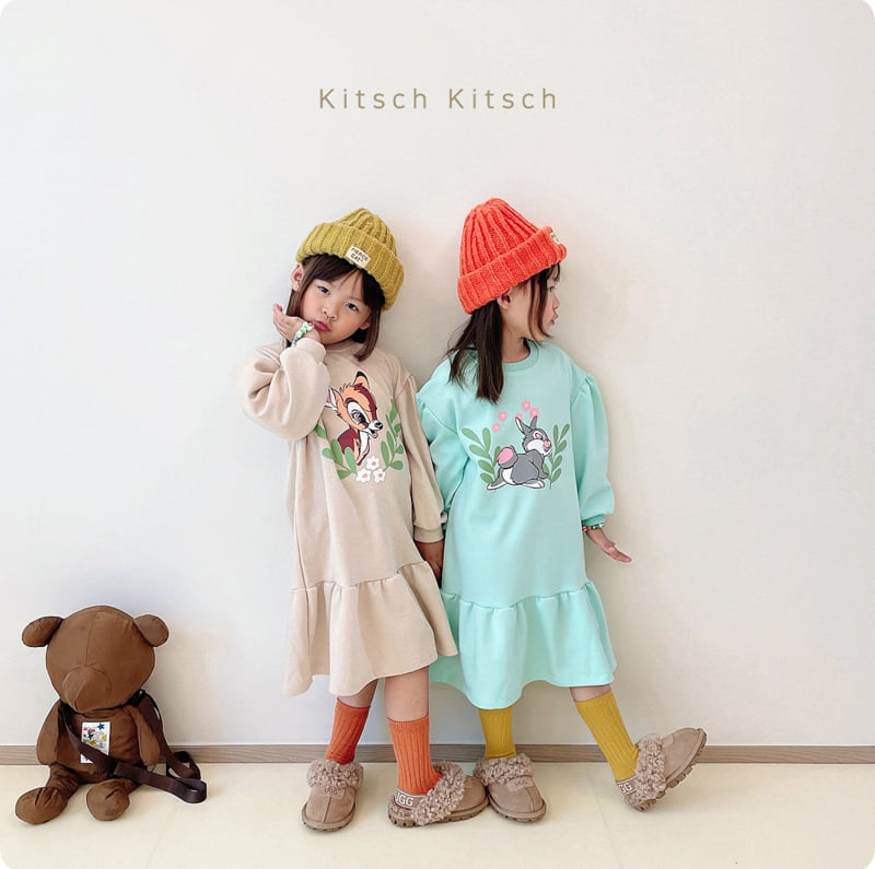 Kitsch Kitsch - Korean Children Fashion - #kidzfashiontrend - D Low Shirring One-piece