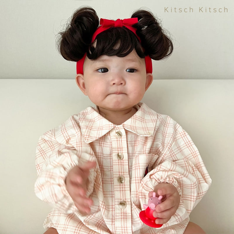 Kitsch Kitsch - Korean Children Fashion - #littlefashionista - D Check Suit - 2
