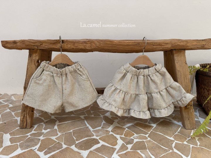 La Camel - Korean Baby Fashion - #babyboutique - Tweed Skirt - 5