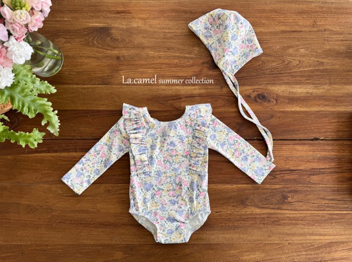 La Camel - Korean Baby Fashion - #babyboutique - Lavender Swimwear - 7