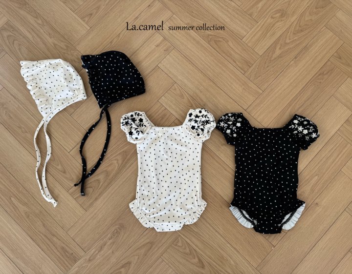 La Camel - Korean Baby Fashion - #babyboutique - Coco Dot Swimwear - 5