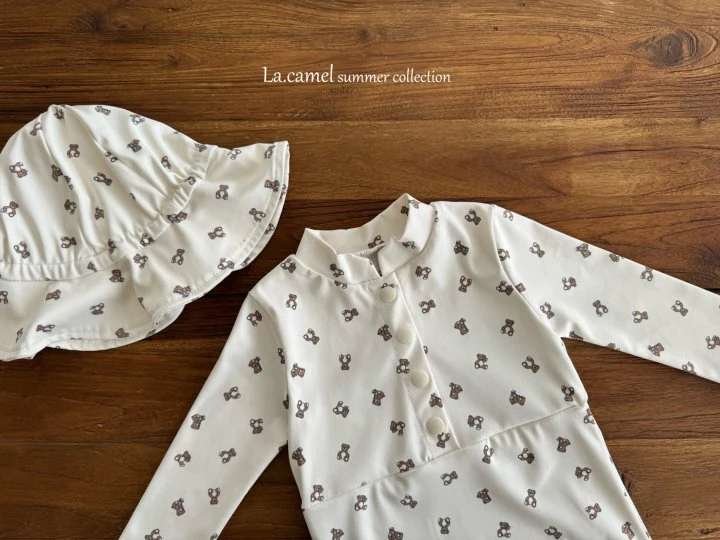La Camel - Korean Baby Fashion - #babyclothing - Teddy Swimwear - 2