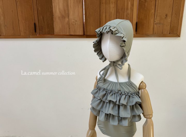 La Camel - Korean Baby Fashion - #babyclothing - Frill Swimwear - 7