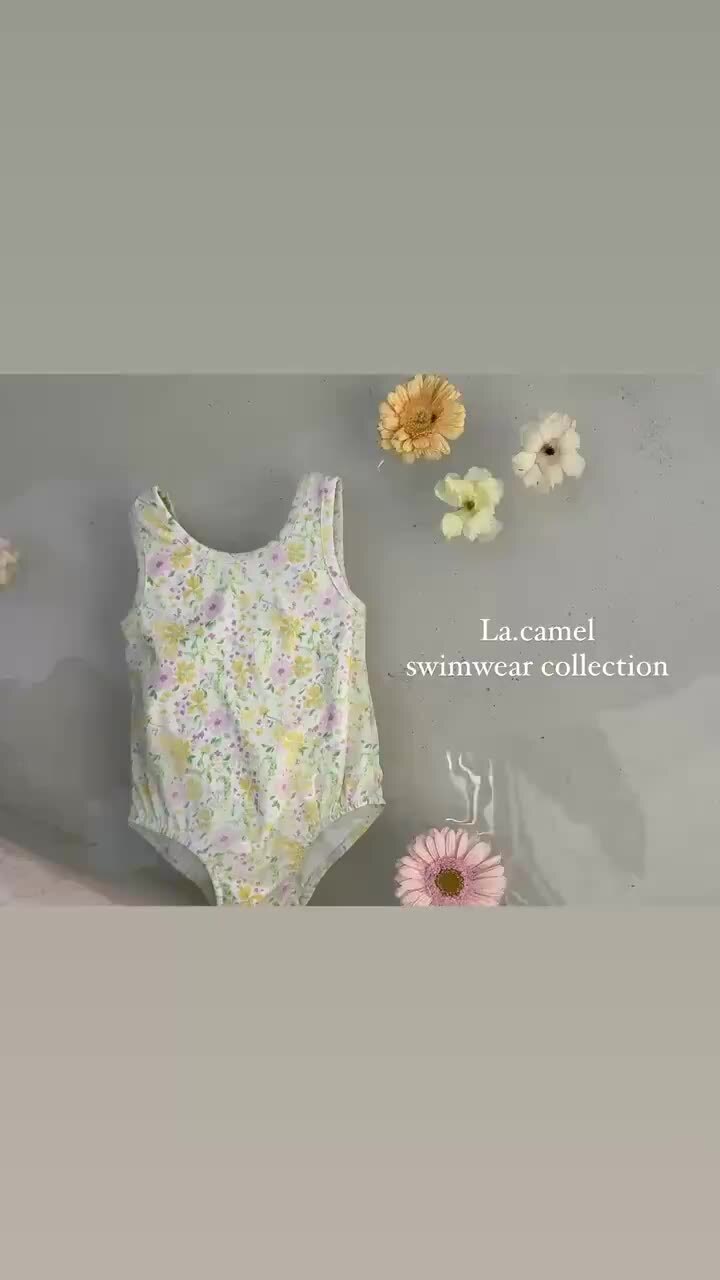 La Camel - Korean Baby Fashion - #babyclothing - Marigold Swimwear - 3