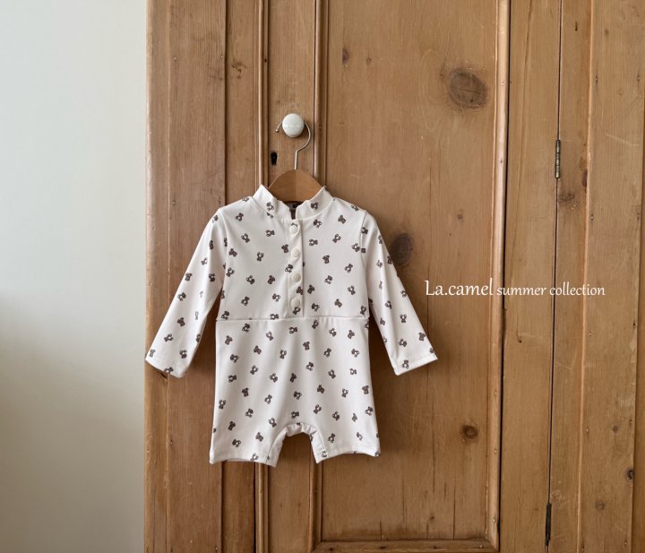 La Camel - Korean Baby Fashion - #babyfashion - Teddy Swimwear - 3