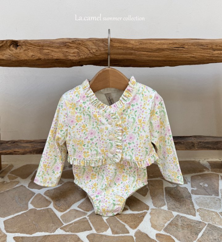 La Camel - Korean Baby Fashion - #babyclothing - Marigold Swimwear - 4