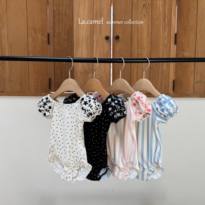 La Camel - Korean Baby Fashion - #babyfashion - Coco Dot Swimwear - 8
