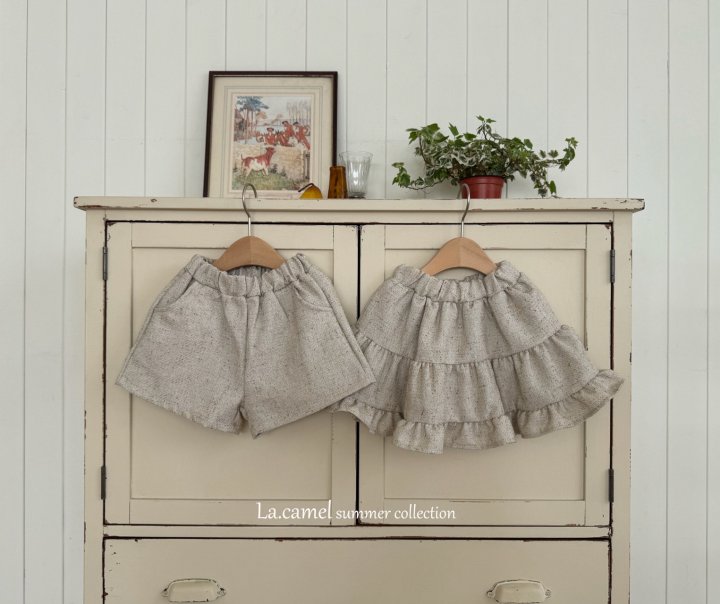 La Camel - Korean Baby Fashion - #babyfever - Tweed Pants - 8
