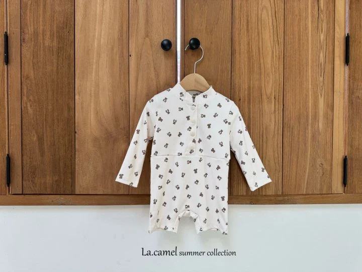La Camel - Korean Baby Fashion - #babyfashion - Teddy Swimwear - 4