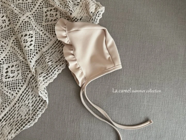 La Camel - Korean Baby Fashion - #babyfever - Beige Frill Hat